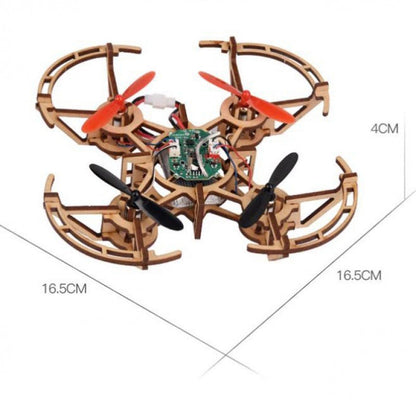 🎁🔥 HOT SALE 50%OFF 🔥🧩 DIY Wooden Drone Building Kit 🚁