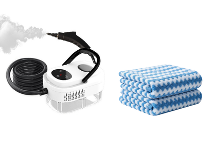 🥳2026 HOT SALE⏰ 50% OFF! High‑Temp Steam Cleaner – 105°C steam, 15s heat‑up. Kills 99.9% germs, no chemicals. 6 levels, large 1100ml tank. Multi‑surface magic! 🔥✨