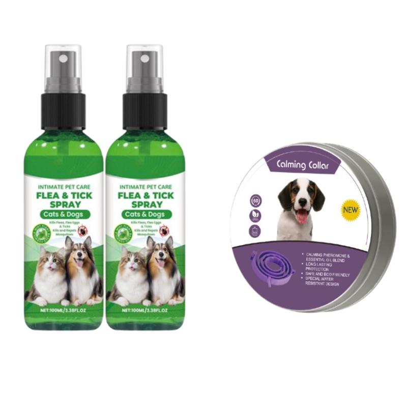 💜LAST DAY -BUY 2 GET 1 FREE💜50K+ SOLD!✨🐶🐱Natural Flea & Tick Spray for Dogs and Cats