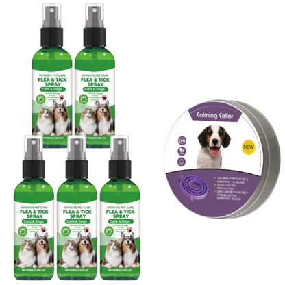 💜LAST DAY -BUY 2 GET 1 FREE💜50K+ SOLD!✨🐶🐱Natural Flea & Tick Spray for Dogs and Cats