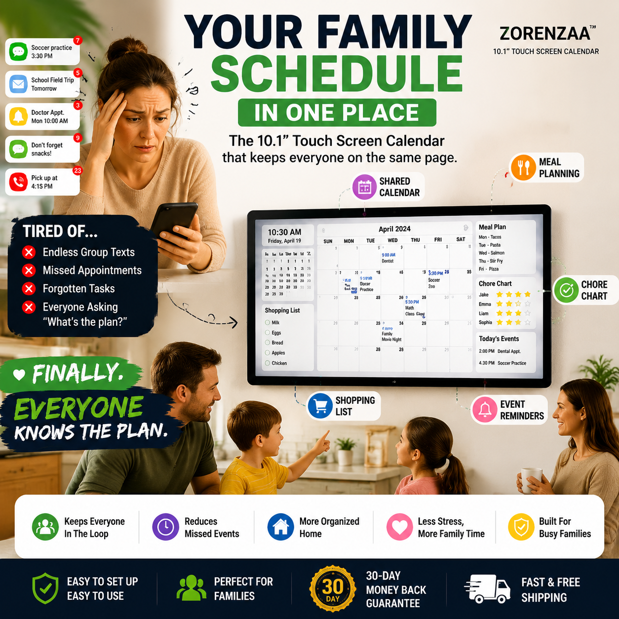 ™ 10.1inch Touch Screen Calendar