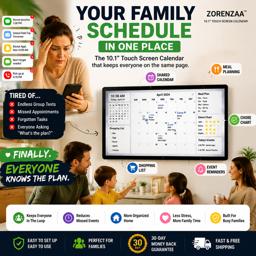 ™ 10.1inch Touch Screen Calendar