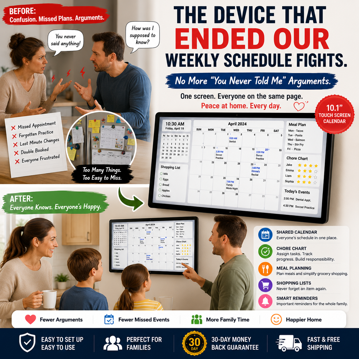 ™ 10.1inch Touch Screen Calendar