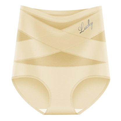 💕Limited Sale 50% OFF✨Plus-Size High-Waist Cross Tummy Control Panties
