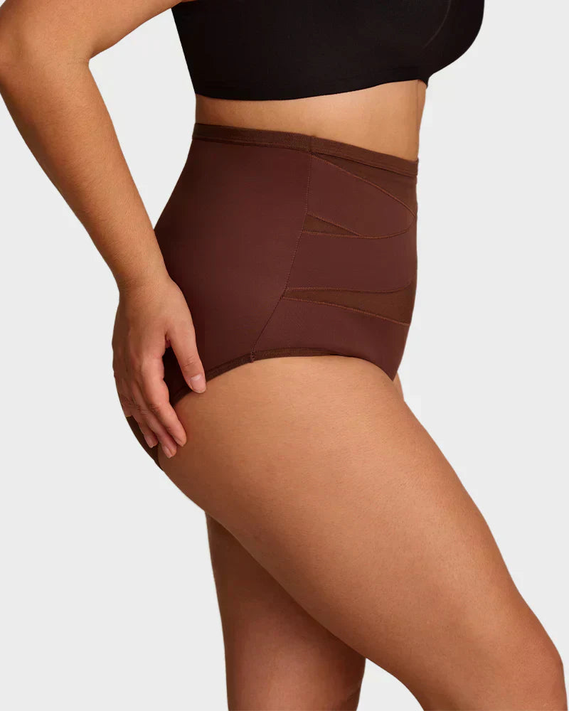 💕Limited Sale 50% OFF✨Plus-Size High-Waist Cross Tummy Control Panties