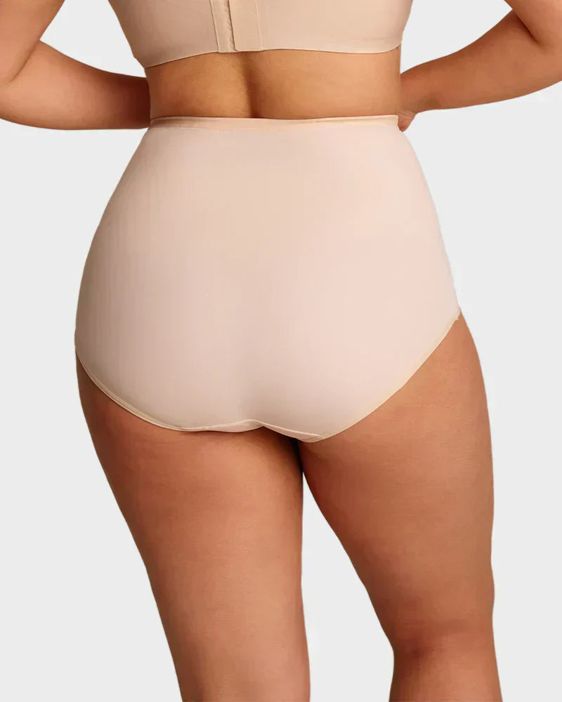 💕Limited Sale 50% OFF✨Plus-Size High-Waist Cross Tummy Control Panties