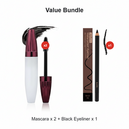✨ BUY 1 GET 1 FREE! 👁️ Mascara for Curl & Length Without Smudging – Volumizing, Smudge-Proof & Waterproof 💫
