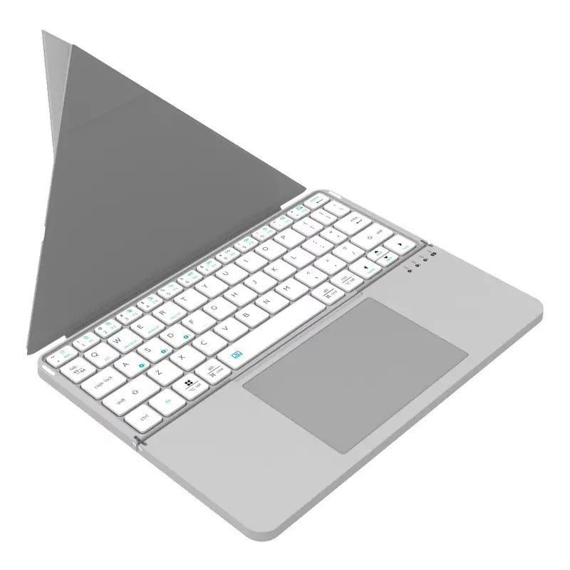 Wireless Bluetooth Folding Keyboard with Detachable Stand