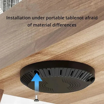 Invisible Under-Desk Wireless Charger – Hidden 40MM Fast Charging Pad for iPhone, Samsung & Qi Devices