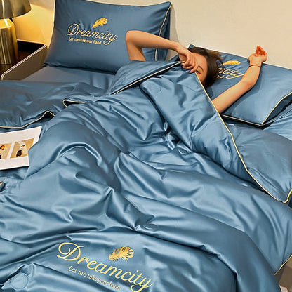 🔥Hot Sale 49% Off🎁 Stay Cool This Summer! 🛏️ Ultra-Light Ice Silk Quilt ❄️Free Shipping