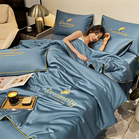 🔥Hot Sale 49% Off🎁 Stay Cool This Summer! 🛏️ Ultra-Light Ice Silk Quilt ❄️Free Shipping