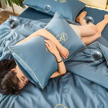 🔥Hot Sale 49% Off🎁 Stay Cool This Summer! 🛏️ Ultra-Light Ice Silk Quilt ❄️Free Shipping