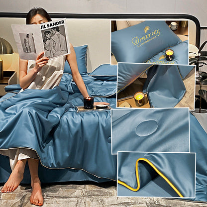 🔥Hot Sale 49% Off🎁 Stay Cool This Summer! 🛏️ Ultra-Light Ice Silk Quilt ❄️Free Shipping
