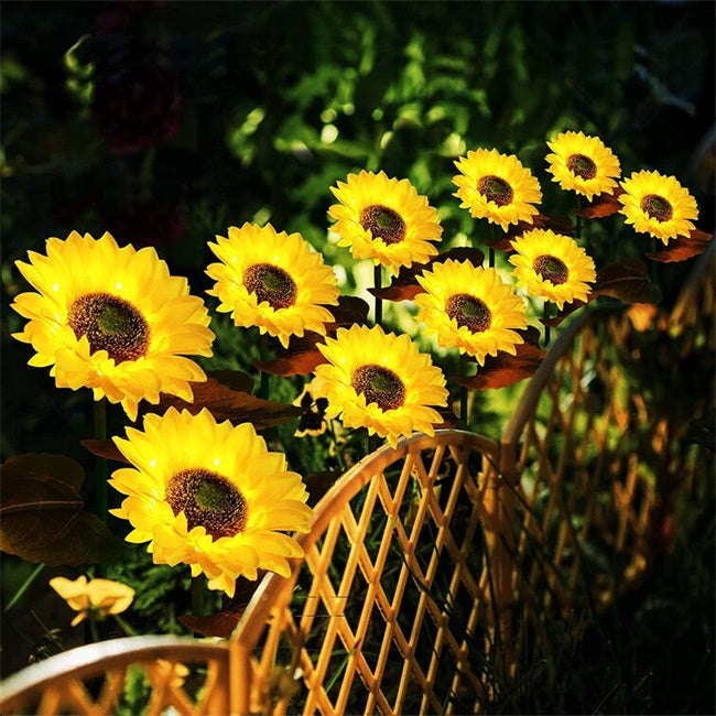 ⏳Time-limited Special⏰Sunflower Solar Garden Stake Led Lights🌻