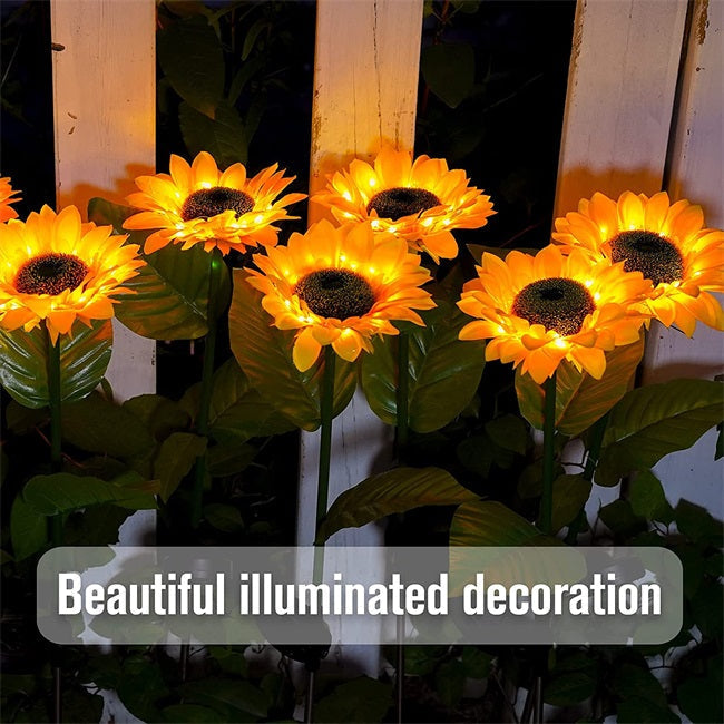 ⏳Time-limited Special⏰Sunflower Solar Garden Stake Led Lights🌻