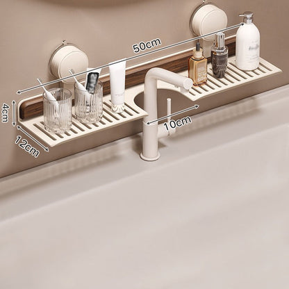 🔥 Bestsellers Recommended – The Furniture Hits of 2025🔥 Walnut Suction Cup Bathroom Shelf