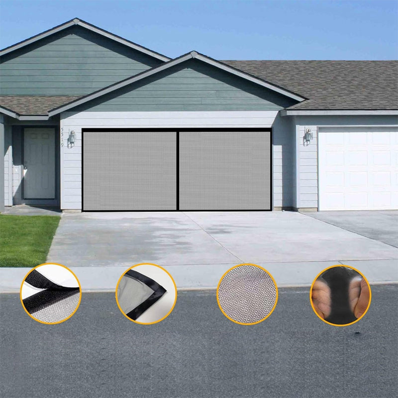 🔥HOT SALE  50%OFF🔥2-Pack Bug-Proof Garage Door Screen