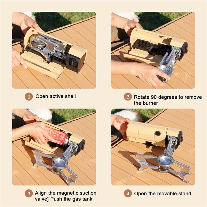 ⏳Limited-time 50% off⏰Portable Folding Camping Stove | Ultralight Collapsible Backpacking Burner for Outdoor Cooking & Hiking