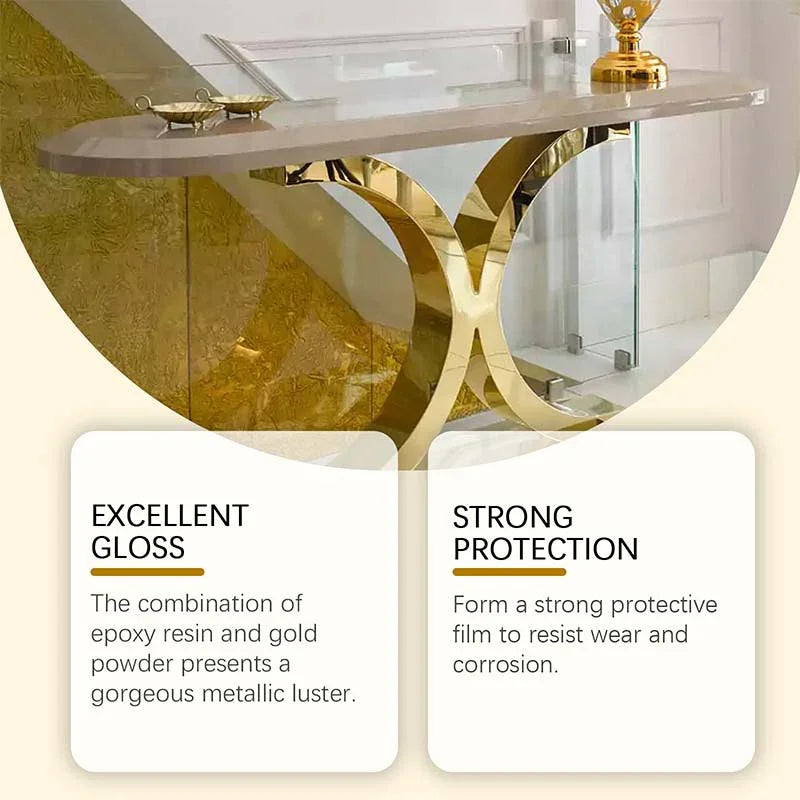 🥳2026 HOT SALE🥳💞50K+ SOLD!🌟🖌️ 50% OFF! Weather‑Resistant Gold Paint – Rich foil effect, fast‑drying. Works on wood, metal & stone. A touch of luxury for your home & garden. 🛡️✅