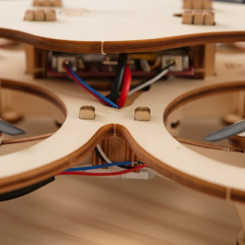 🎁🔥 HOT SALE 50%OFF 🔥🧩 DIY Wooden Drone Building Kit 🚁