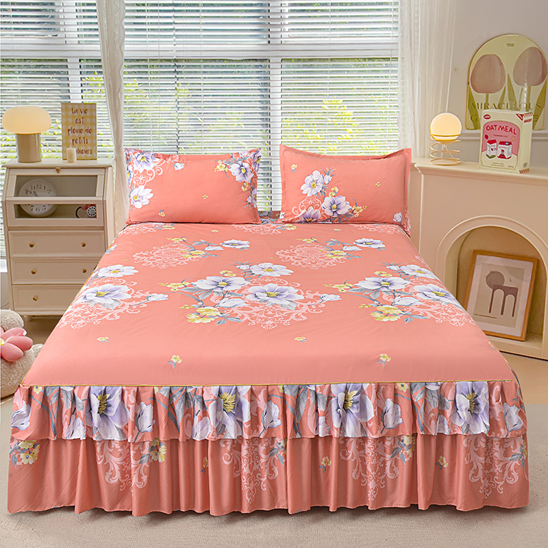 🛏️ 50% OFF NOW! 🎀 3-Piece Ruffled Bed Skirt Set – Elegant Design, Easy Fit & Complete Coverage 🛌