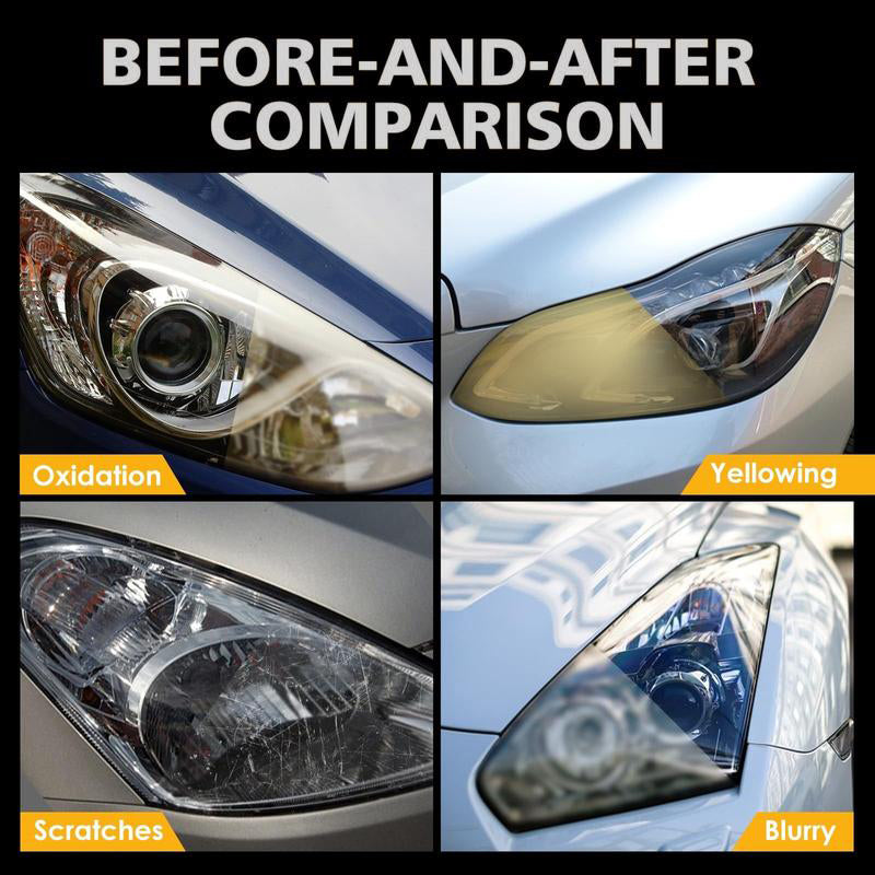 🔥Buy 2 Get 1 Free🔥 Car Headlight Cleaning & Restoration Agent – Scratch Remover, UV Protection & Anti-Yellowing 🚗