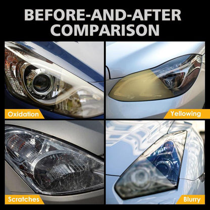 🔥Buy 2 Get 1 Free🔥 Car Headlight Cleaning & Restoration Agent – Scratch Remover, UV Protection & Anti-Yellowing 🚗