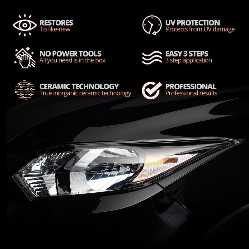 🔥Buy 2 Get 1 Free🔥 Car Headlight Cleaning & Restoration Agent – Scratch Remover, UV Protection & Anti-Yellowing 🚗