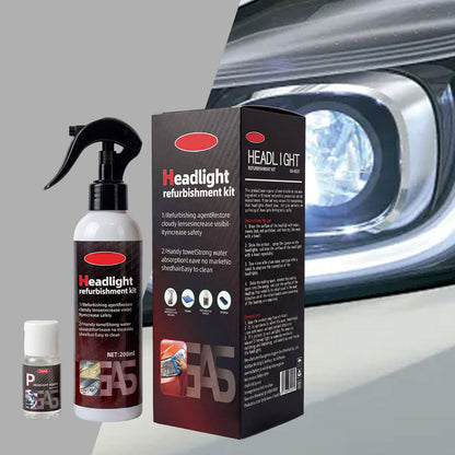 🔥Buy 2 Get 1 Free🔥 Car Headlight Cleaning & Restoration Agent – Scratch Remover, UV Protection & Anti-Yellowing 🚗