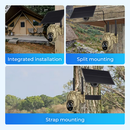 🥳2026 HOT SALE🥳💞50K+ SOLD!🏠⚡ 50% OFF! 4MP Solar PTZ Camera – 355° pan & tilt, eliminates blind spots. Built-in battery, solar rechargeable. Two-way talk, instant alerts. Tough enough for any weather. 🌧️🛡️