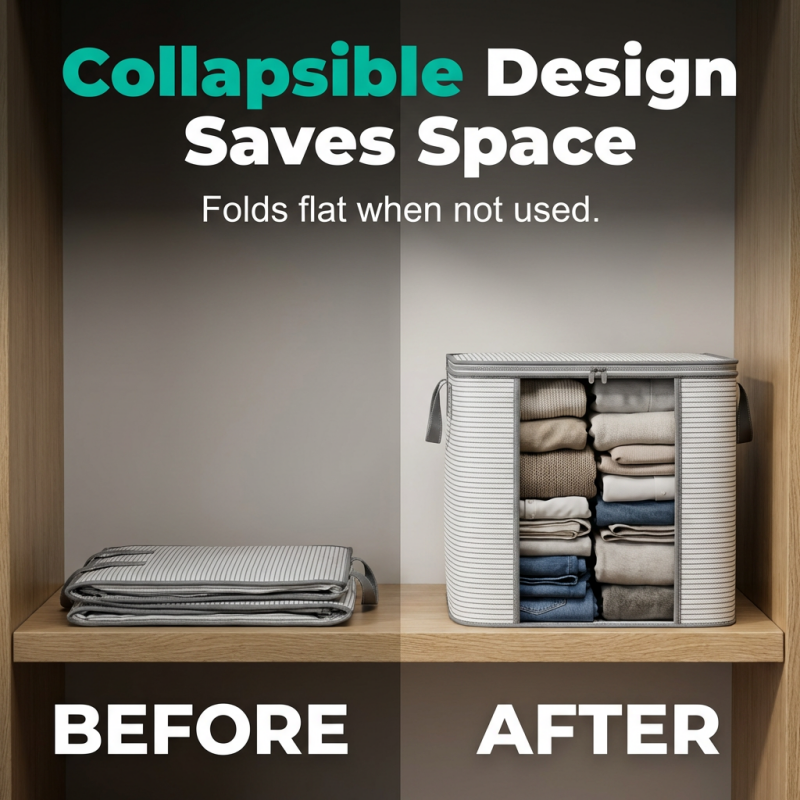 🔥2026 Hot Sale 50% OFF💥Large Collapsible Storage Bag with Handles