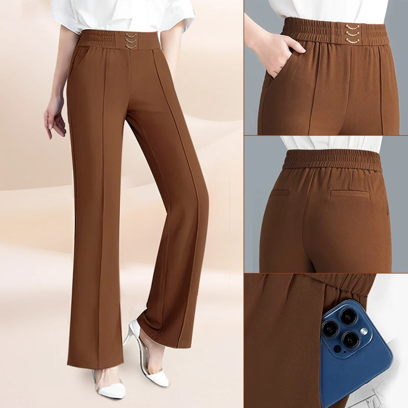 👖 50% OFF! ✨ Women's High-Waisted Wide-Leg Trousers – Fluid fit, lightweight fabric & perfect for an elegant everyday look 🌸