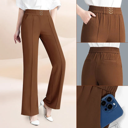 👖 50% OFF! ✨ Women's High-Waisted Wide-Leg Trousers – Fluid fit, lightweight fabric & perfect for an elegant everyday look 🌸