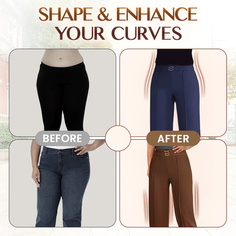 👖 50% OFF! ✨ Women's High-Waisted Wide-Leg Trousers – Fluid fit, lightweight fabric & perfect for an elegant everyday look 🌸