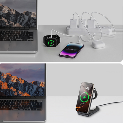 🔥2026 New Arrivals Sale-3-in-1 Foldable Magnetic Wireless Charger Stand
