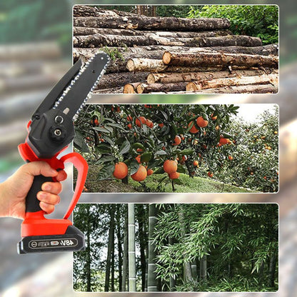 🔥Limited-time offer-Mini 6' Rechargeable Chain Saw (Battery Included)
