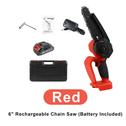 🔥Limited-time offer-Mini 6' Rechargeable Chain Saw (Battery Included)