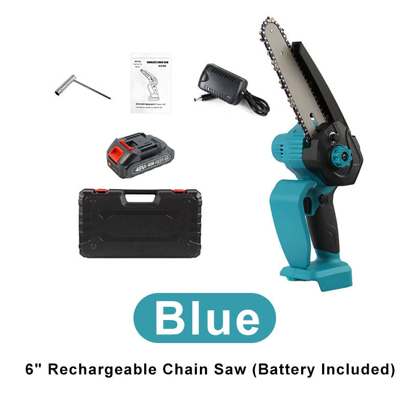 🔥Limited-time offer-Mini 6' Rechargeable Chain Saw (Battery Included)