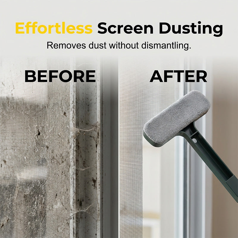 ⏰🔥LIMITED TIME 50% OFF! 🪟 2-in-1 Telescopic Window & Glass Cleaning Brush – Reach High, Clean Fast & Effortlessly ✨💪