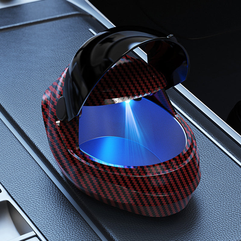 🚗 50% OFF! 🏍️Motorcycle Helmet Style Car Ashtray