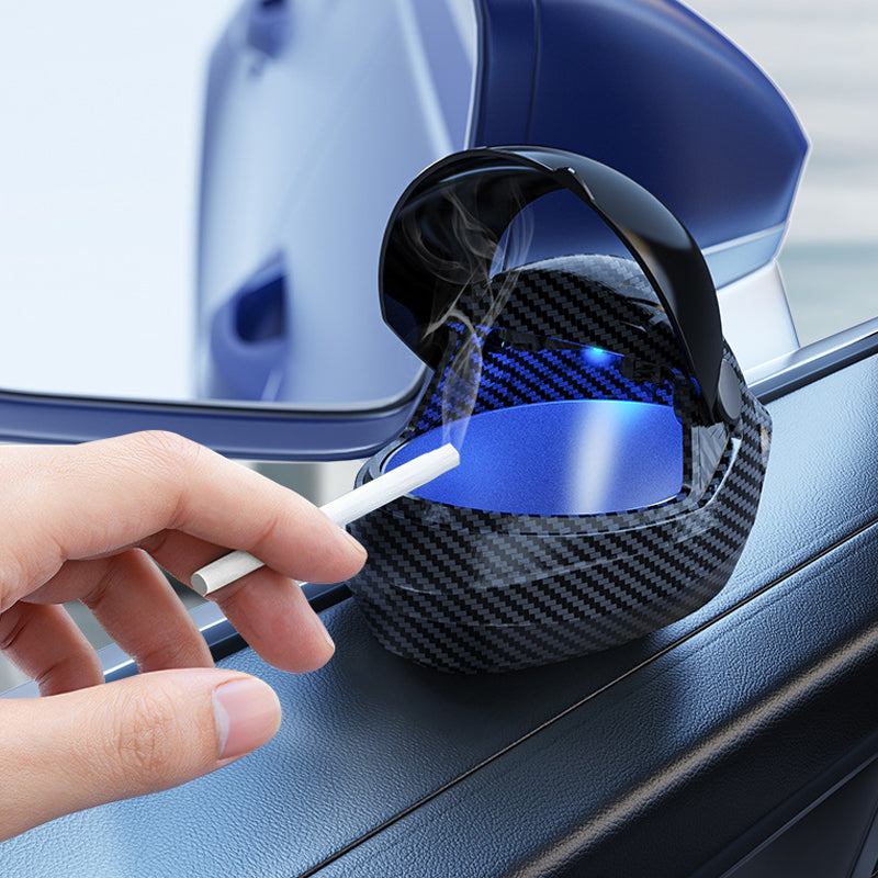 🚗 50% OFF! 🏍️Motorcycle Helmet Style Car Ashtray