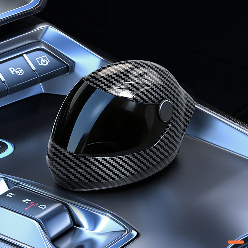 🚗 50% OFF! 🏍️Motorcycle Helmet Style Car Ashtray