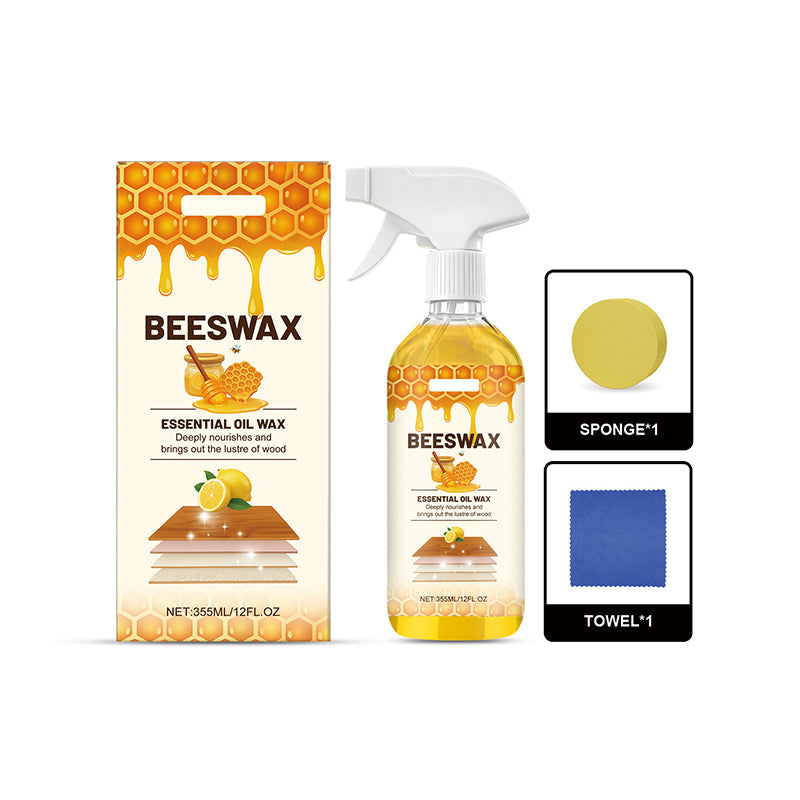 🪵 LIMITED-TIME 50% OFF! ✨ All-in-One Wood Beeswax Spray – 355ml, Cleans, Nourishes, Polishes 🌿