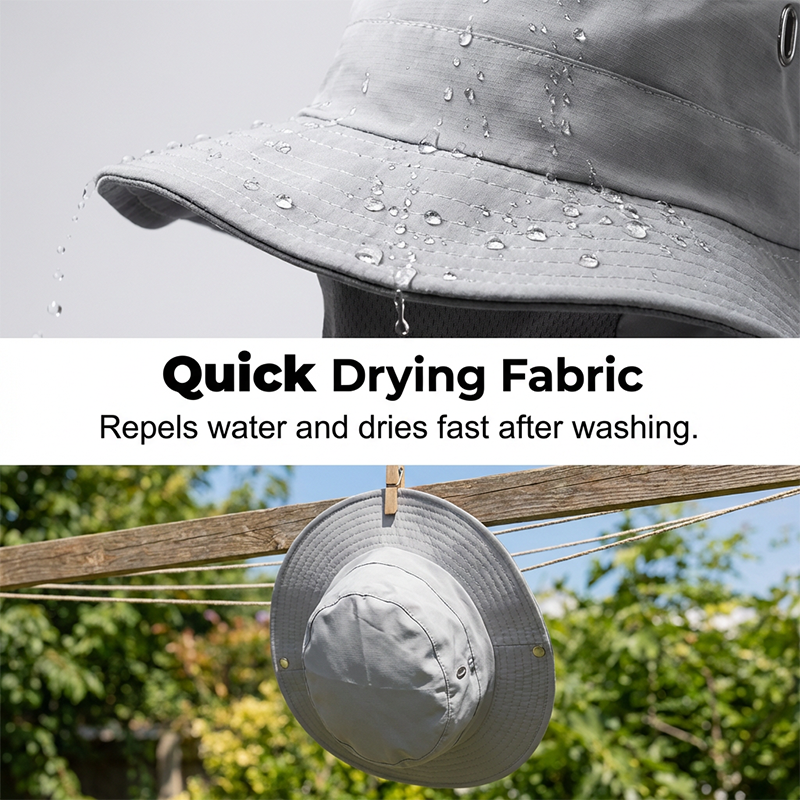 🧢 50% OFF NOW ! ⚡ Breathable Fisherman Hat with Detachable Face Mask – Sun Protection, Ventilated & Removable Mask Design ☀️
