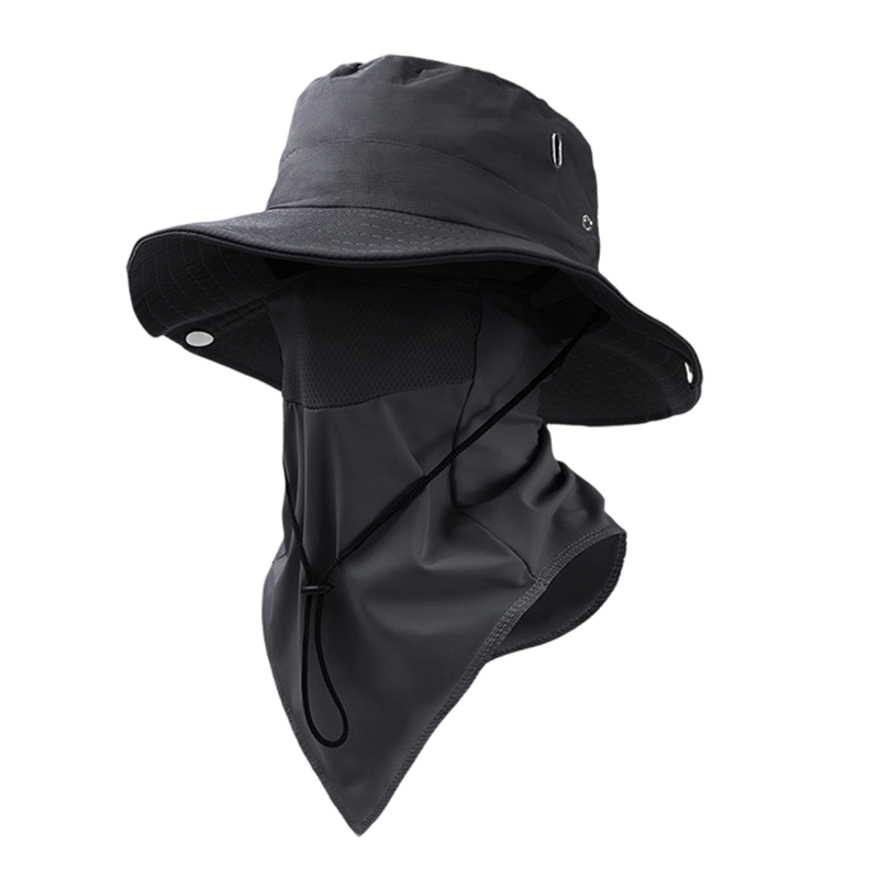 🧢 50% OFF NOW ! ⚡ Breathable Fisherman Hat with Detachable Face Mask – Sun Protection, Ventilated & Removable Mask Design ☀️