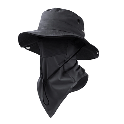 🧢 50% OFF NOW ! ⚡ Breathable Fisherman Hat with Detachable Face Mask – Sun Protection, Ventilated & Removable Mask Design ☀️