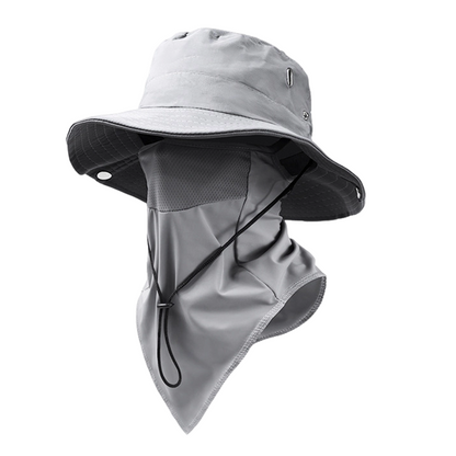 🧢 50% OFF NOW ! ⚡ Breathable Fisherman Hat with Detachable Face Mask – Sun Protection, Ventilated & Removable Mask Design ☀️