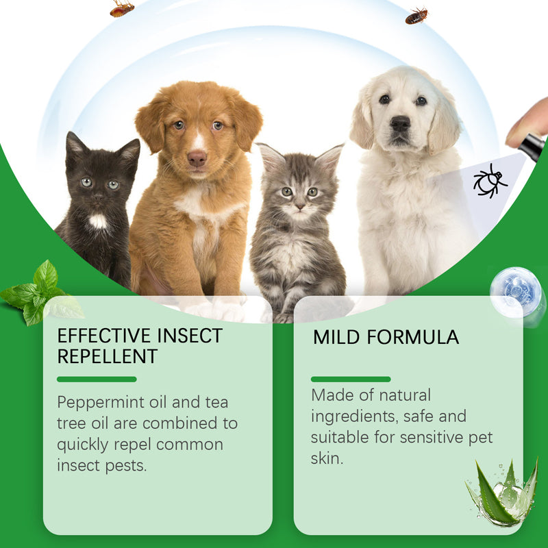 💜LAST DAY -BUY 2 GET 1 FREE💜50K+ SOLD!✨🐶🐱Natural Flea & Tick Spray for Dogs and Cats