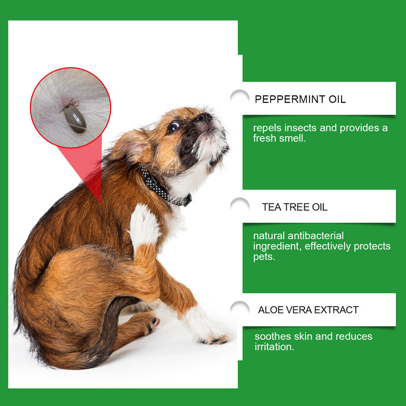 💜LAST DAY -BUY 2 GET 1 FREE💜50K+ SOLD!✨🐶🐱Natural Flea & Tick Spray for Dogs and Cats