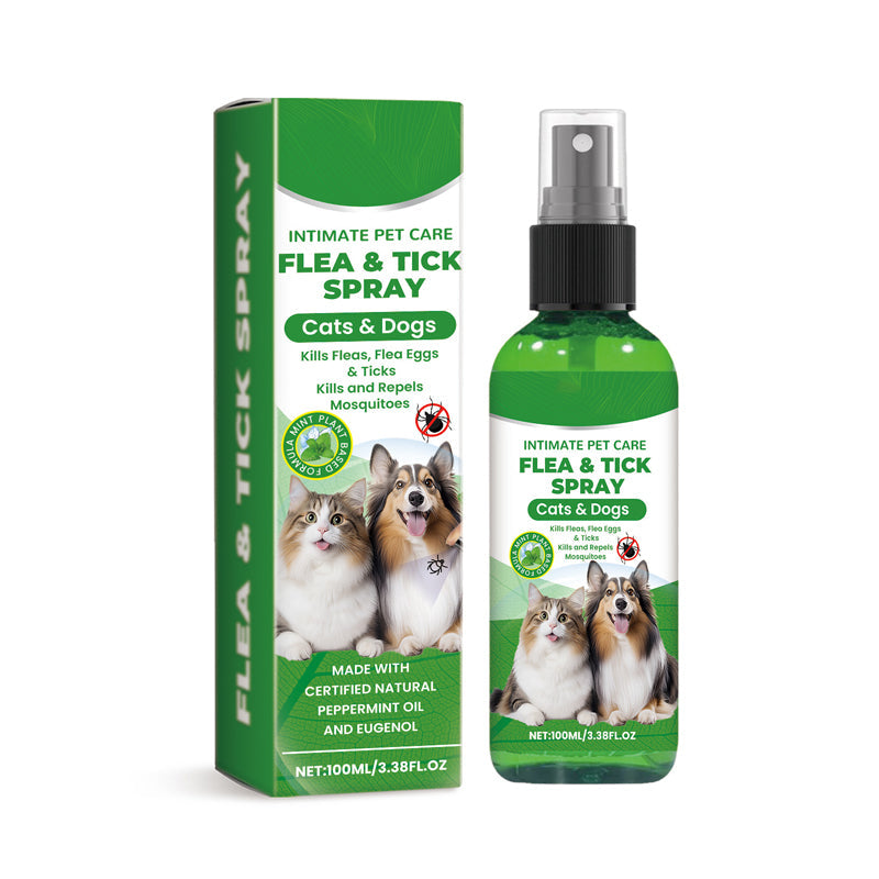 💜LAST DAY -BUY 2 GET 1 FREE💜50K+ SOLD!✨🐶🐱Natural Flea & Tick Spray for Dogs and Cats